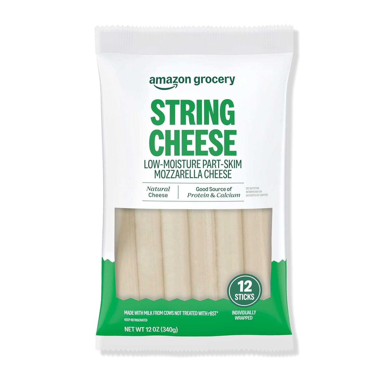 Amazon Grocery, String Cheese, 12 Oz, 12 Ct by Amazon Grocery - nullg protein