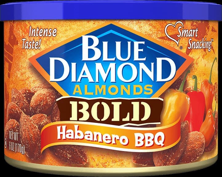Habanero BBQ Almonds by Blue Diamond - 6g protein