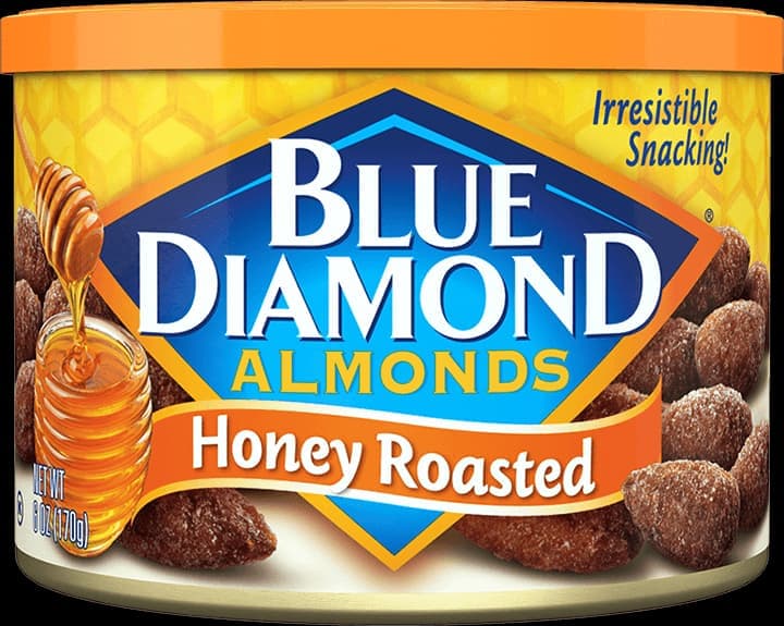 Honey Roasted Almonds by Blue Diamond - 6g protein