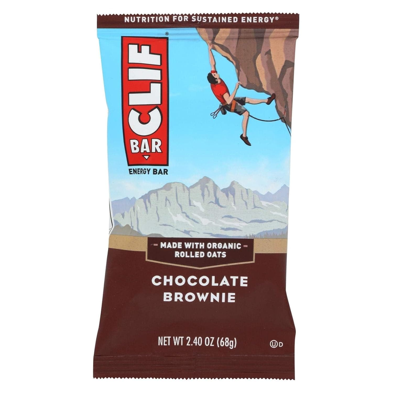 Clif Bar, 2.4 Ounce - Organic Chocolate Brownie (12 Pack) - nullg protein protein bars
