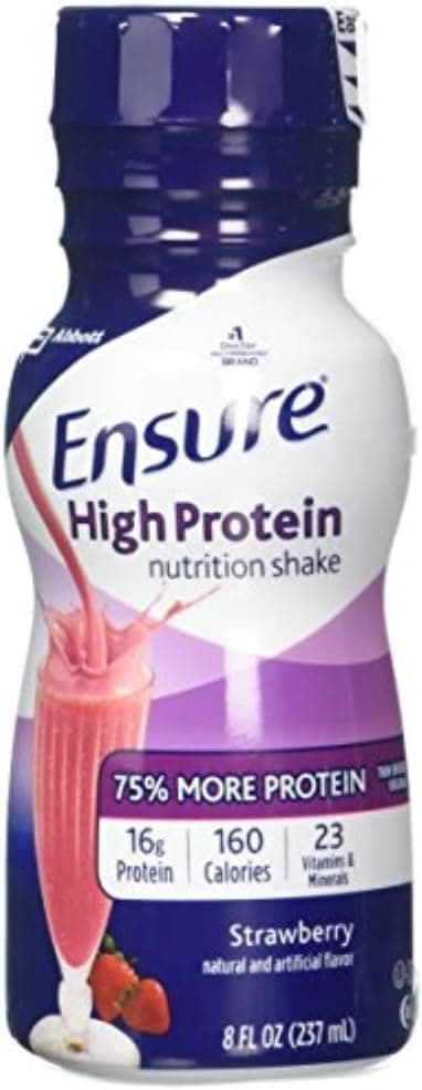Ensure High Protein Nutrition Shake, Strawberry, 6 Count - nullg protein nuts & seeds