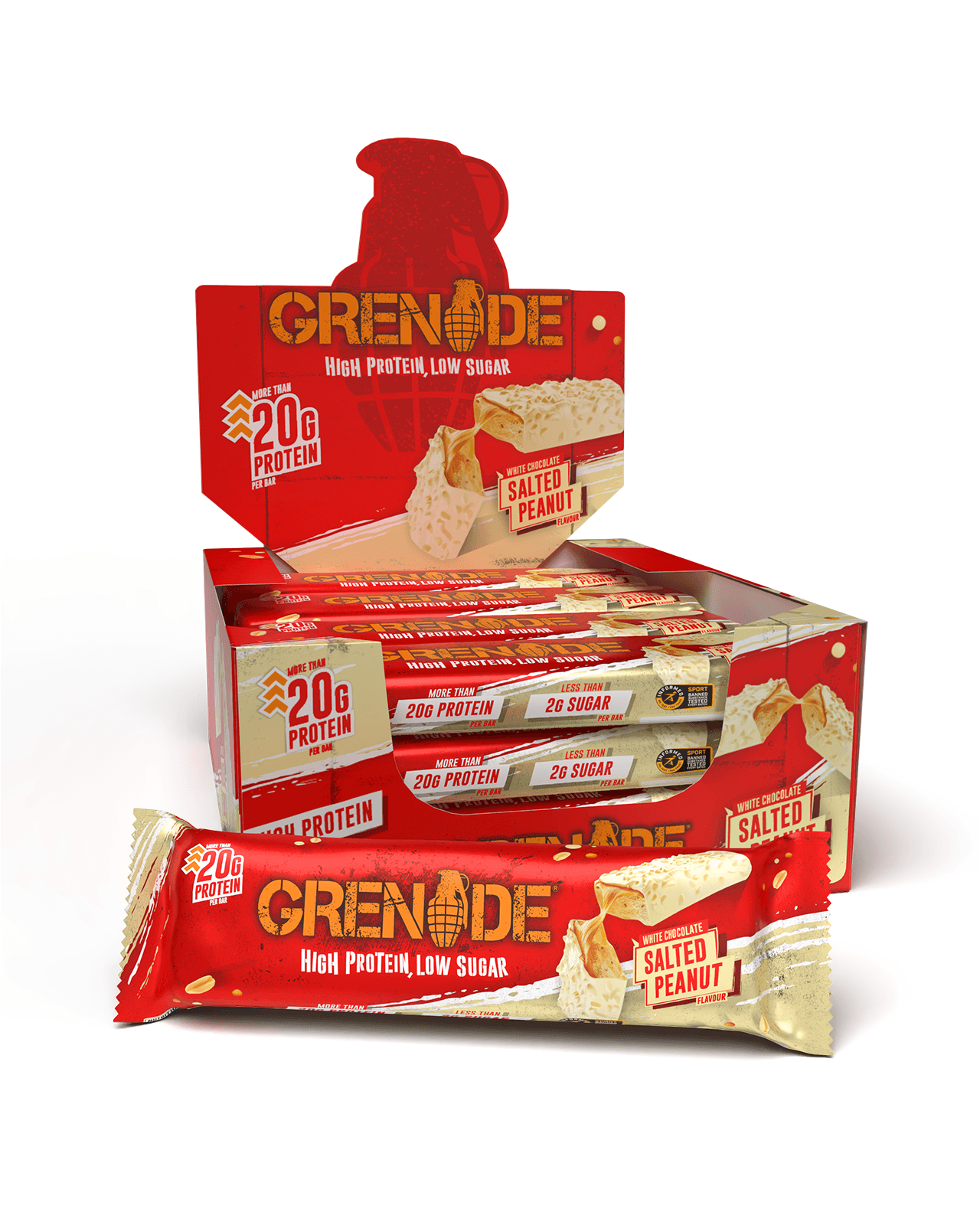 Grenade Carb Killa White Chocolate Salted Peanut by Grenade - 20g protein