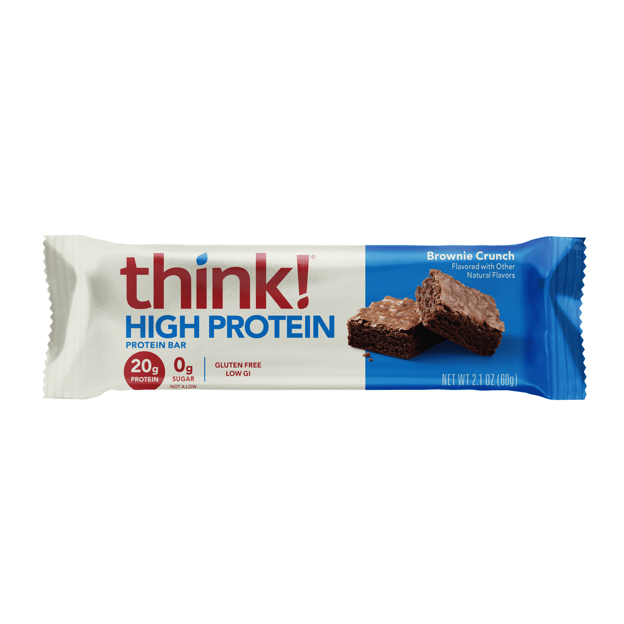think! High Protein Bar, Brownie Crunch - 20g protein