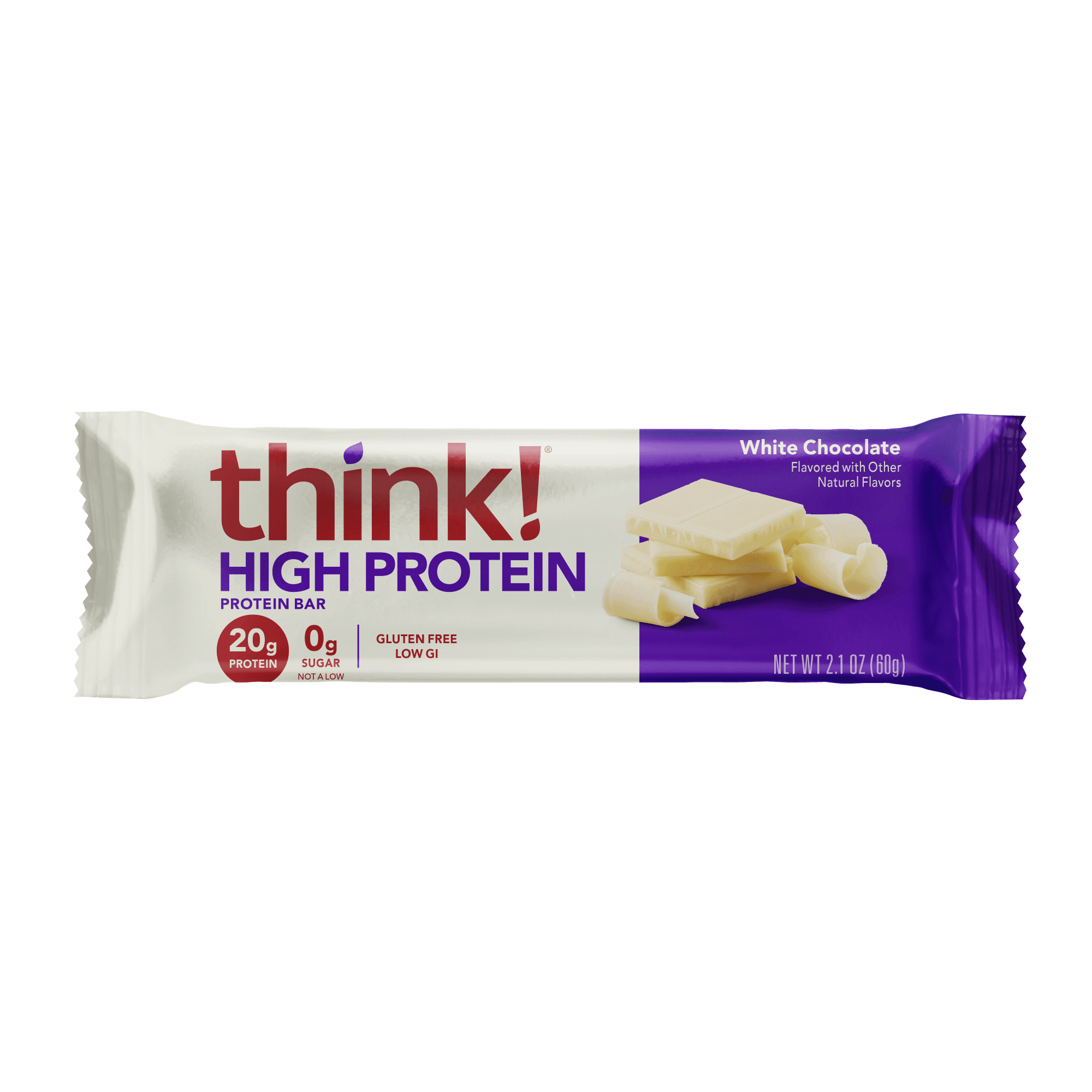 think! High Protein Bar, White Chocolate - 20g protein