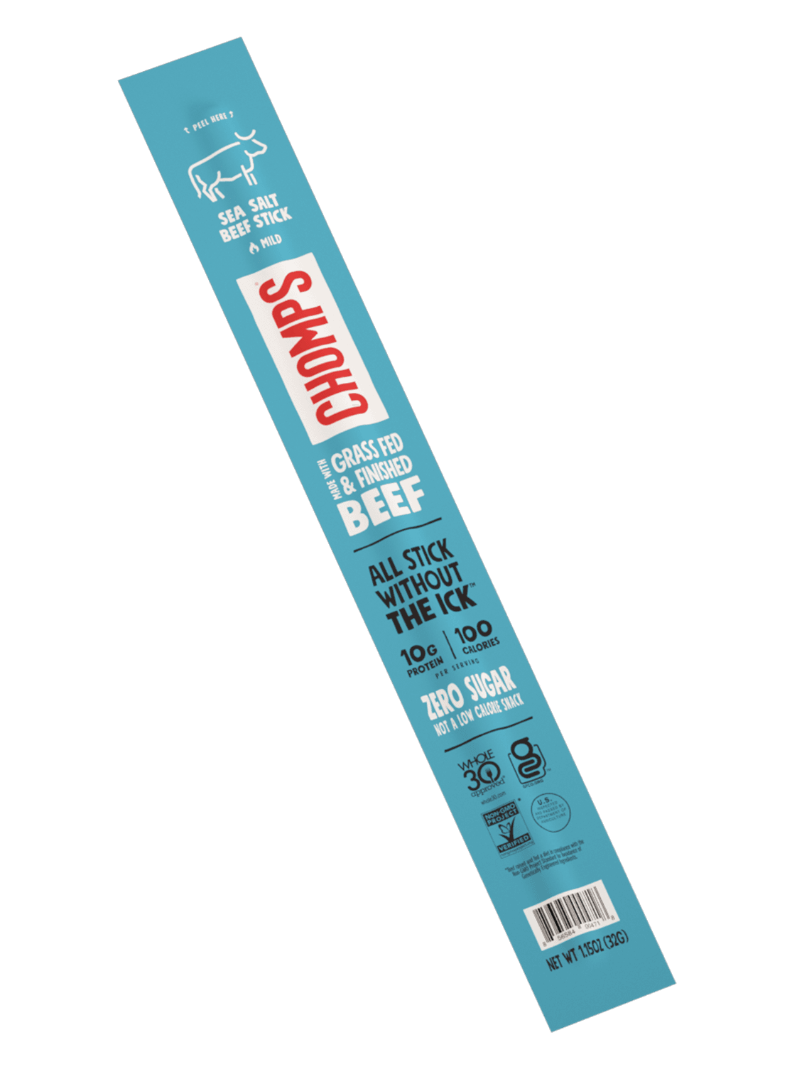 Sea Salt Beef Stick by Chomps - 10g protein