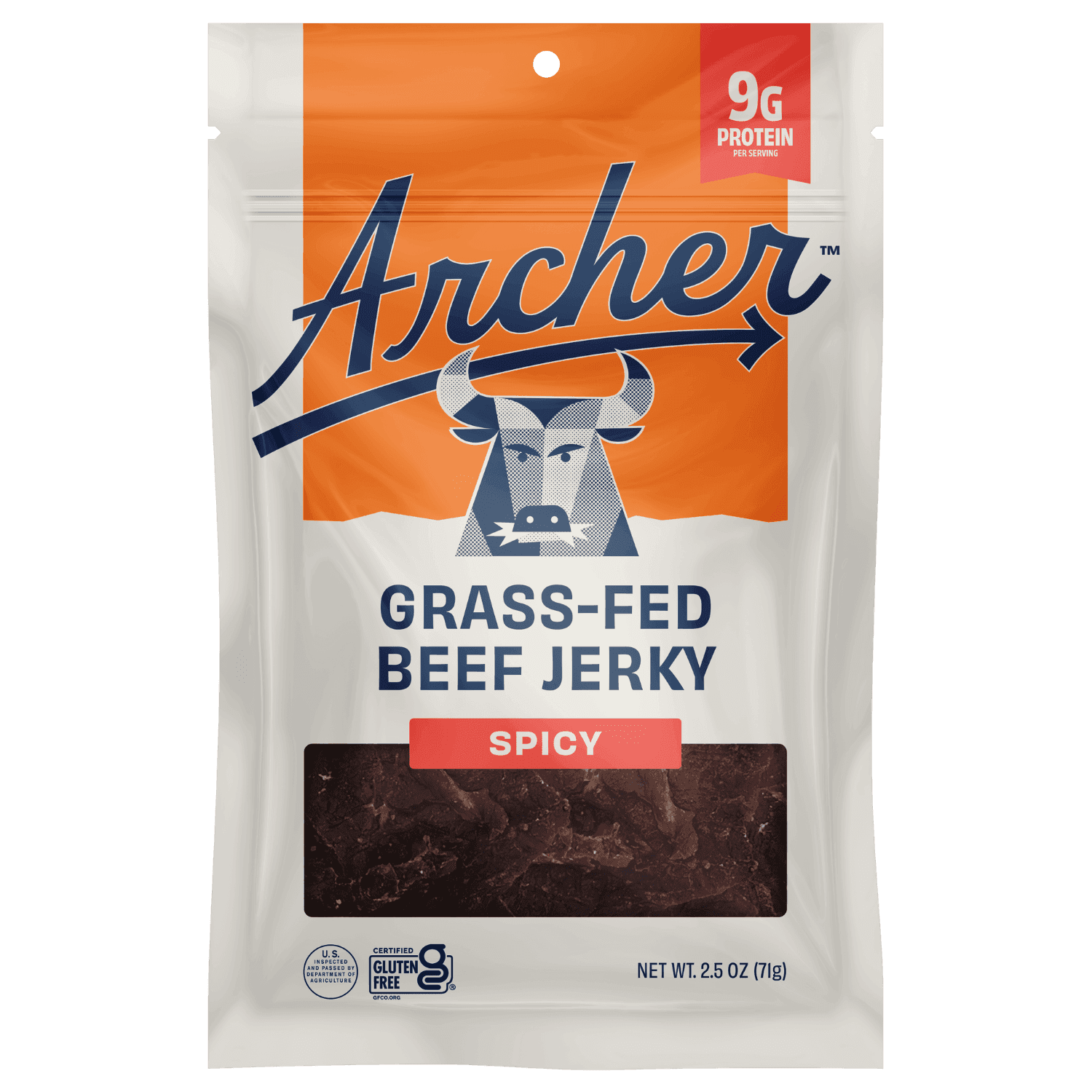 Spicy Beef Jerky (Fuego) by Country Archer - 9g protein