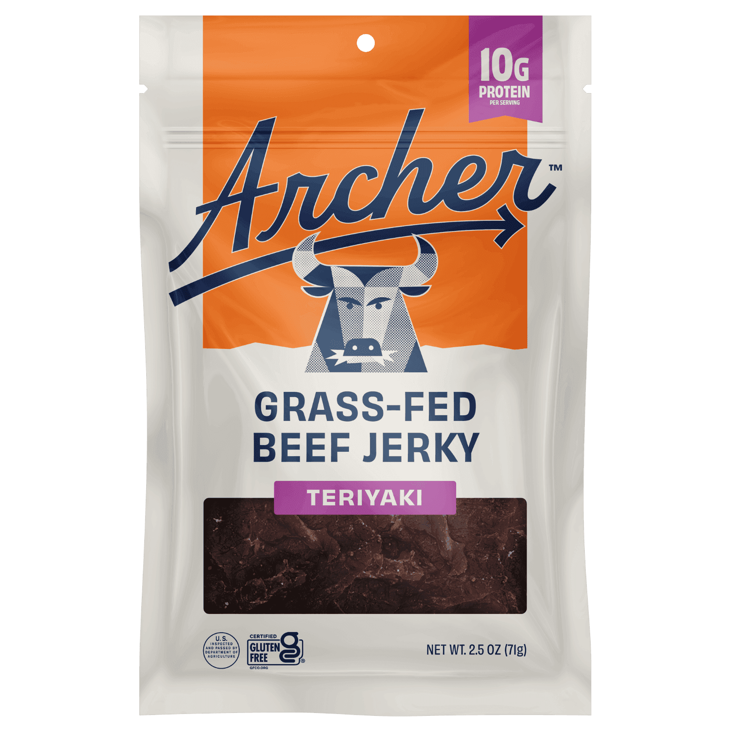 Teriyaki Beef Jerky by Country Archer - 10g protein
