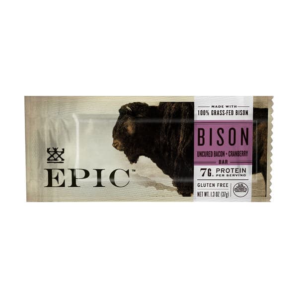 Epic Bison Bacon Cranberry by Epic Provisions - 8g protein