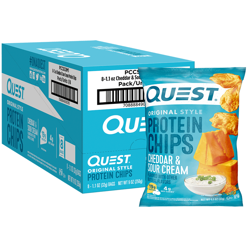 Quest Cheddar & Sour Cream Chips