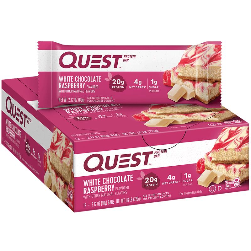 Quest White Chocolate Raspberry by Quest Nutrition - 20g protein