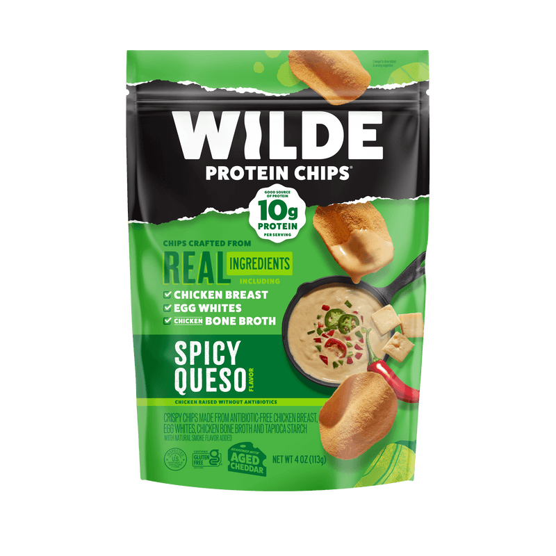 Wilde Spicy Queso Chicken Chips by Wilde - 10g protein